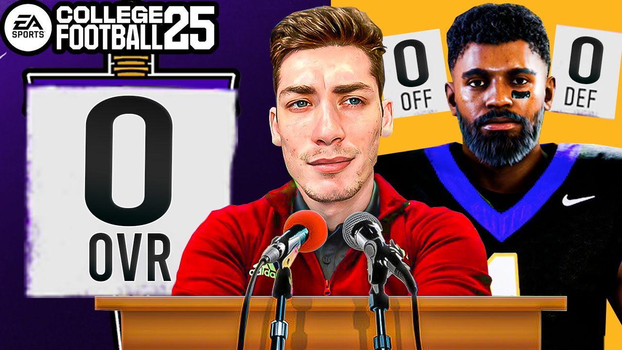 Rebuilding a 0 Overall Team in College Football 25 Dynasty