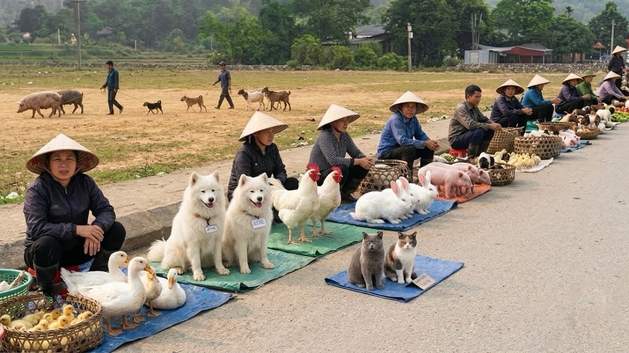 A Famous Animal Market in Vietnam That Few People Know About: What Do They Sell?