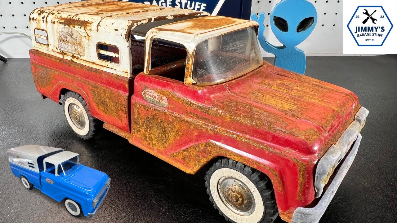 1960s TONKA FISHERMAN TRUCK - CUSTOM COLOR RESTORATION