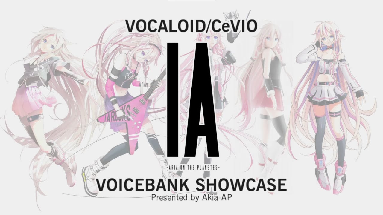 All VOCALOID/CeVIO IA Voicebank Showcase