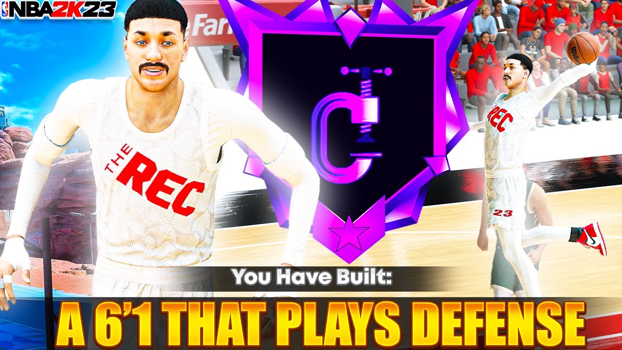 This RARE 2 WAY 6'1 BUILD with 92 3 POINT RATING + 86 DUNK CAN DO IT ALL IN NBA 2K23