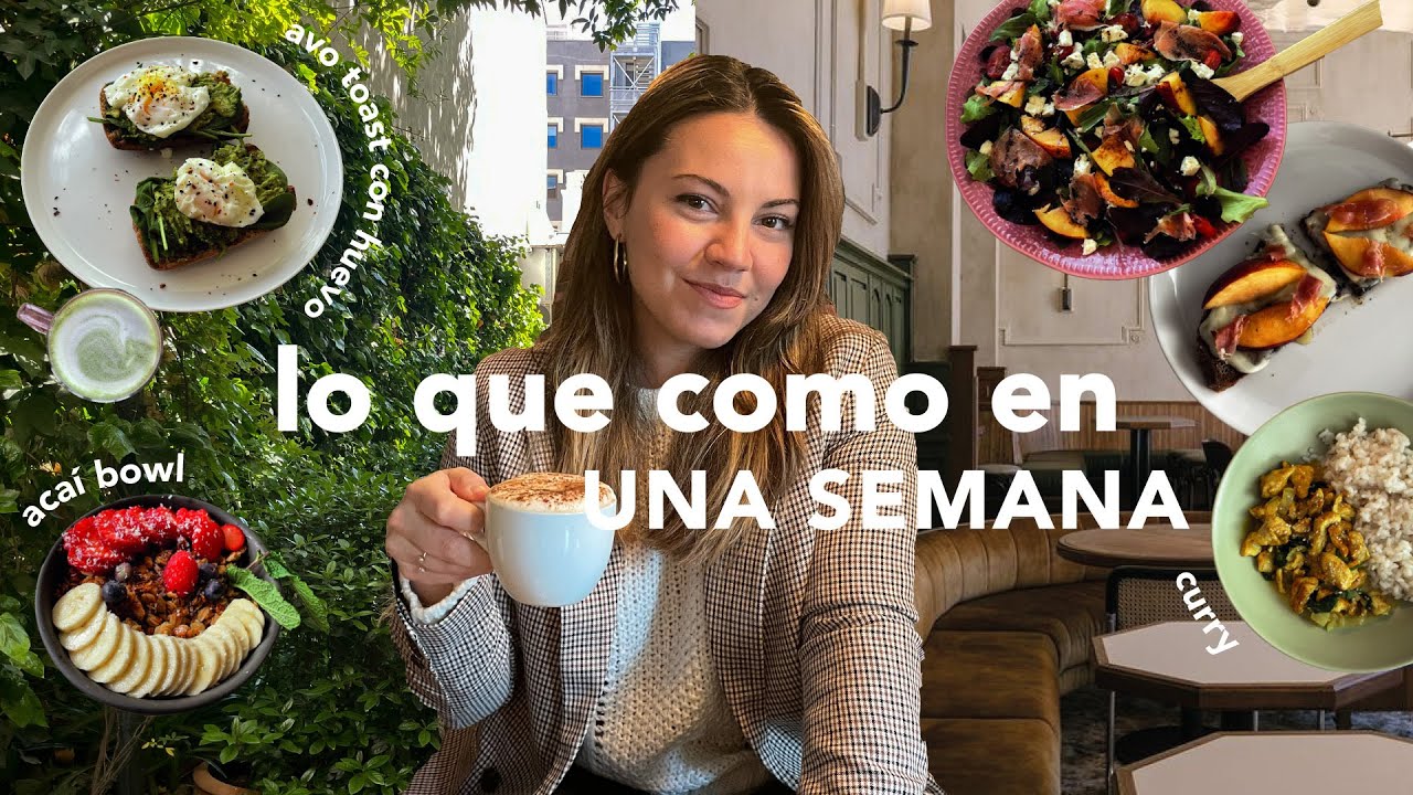 QUÉ COMO EN UNA SEMANA como estudiante de nutrición
