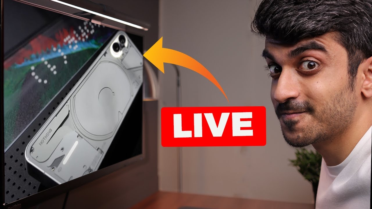Nothing Phone (1) Launch Live Stream + Ordering Online