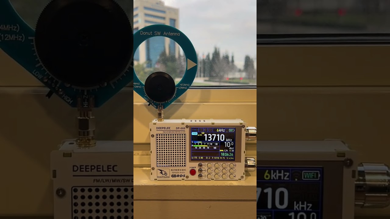 DEEPELEC DP-666 SDR tip kısa dalga radyosu ile 13710 khz Çin radyosu Türkçe programı dinlemesi