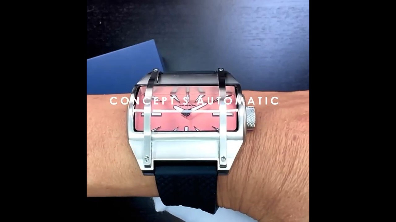 ARAGON&reg; Coming Soon: Concept S Automatic - Pink Dial Execution - Limited 50 Pieces