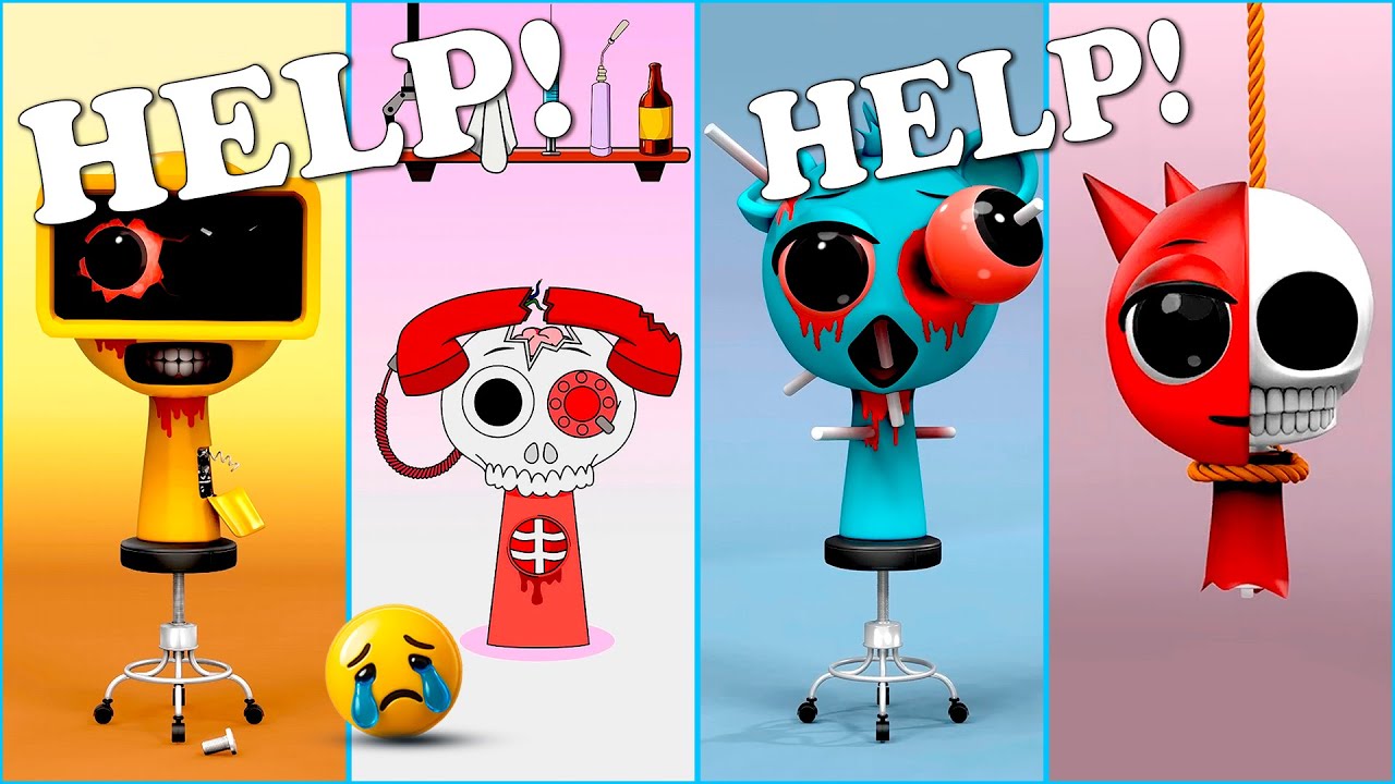 SPRUNKI inredilbox HELP!  Tiles Hop EDM Rush!