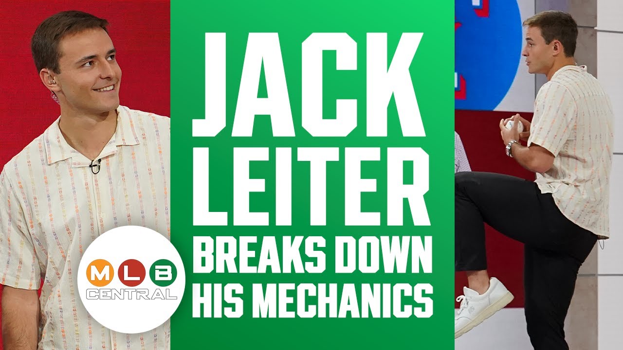 Jack Leiter breaks down his mechanics in Studio 21 | MLB Central