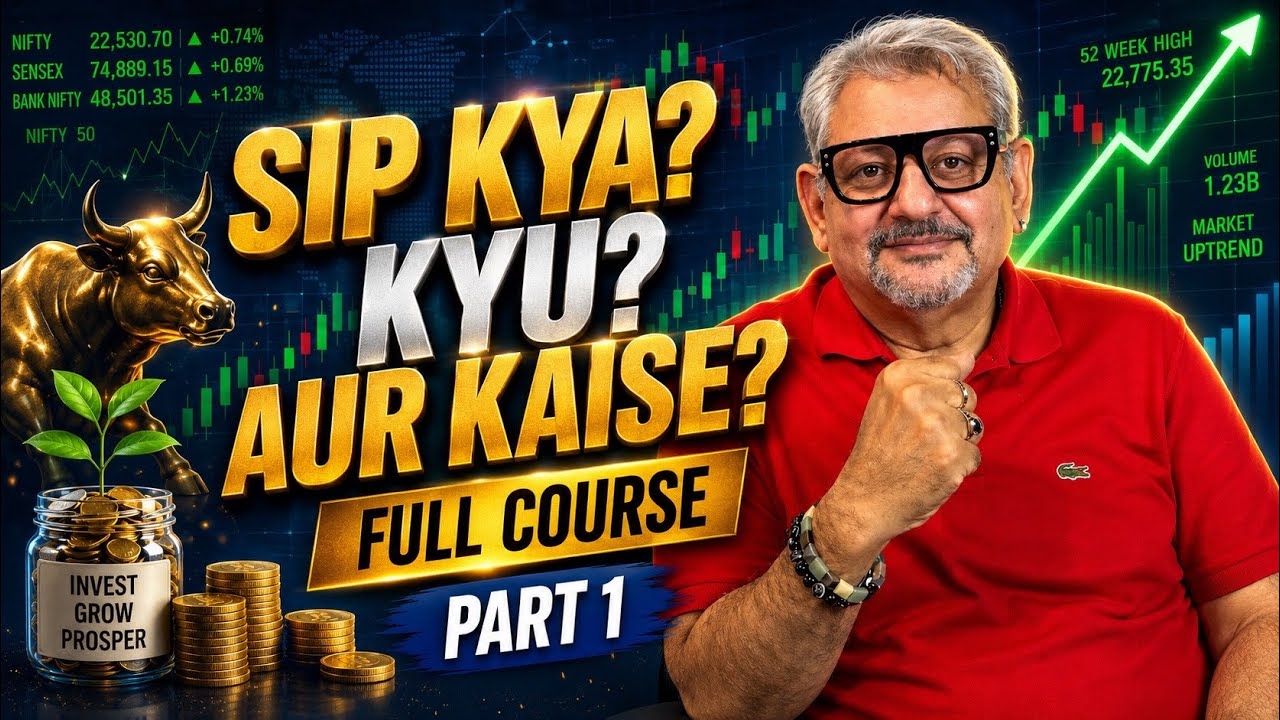 SIP Explained From Zero | Masterclass✨ | By Deepak Wadhwa 📈🔥