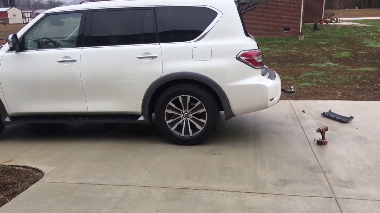 Install Tow Hitch - Nissan Armada
