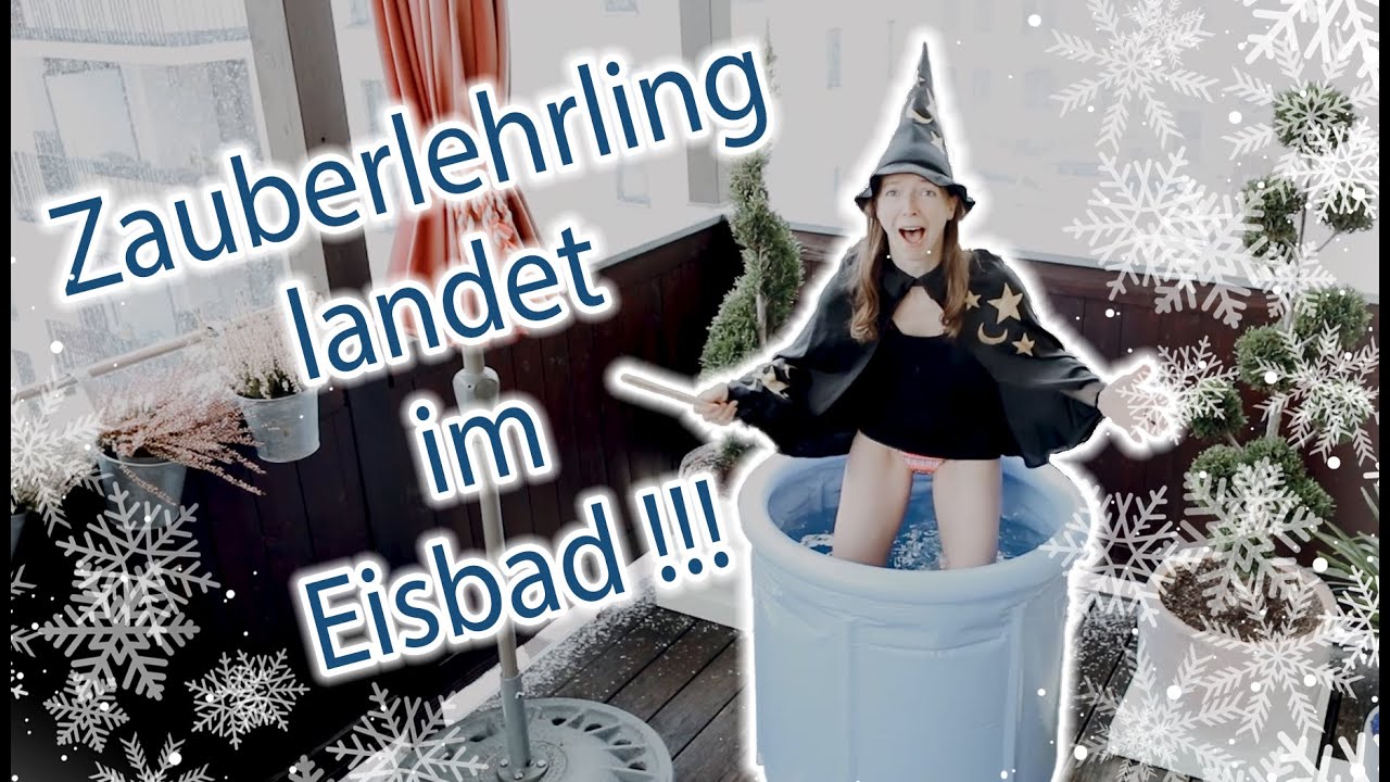 Zauberlehrling landet im Eisbad!!! ;-)