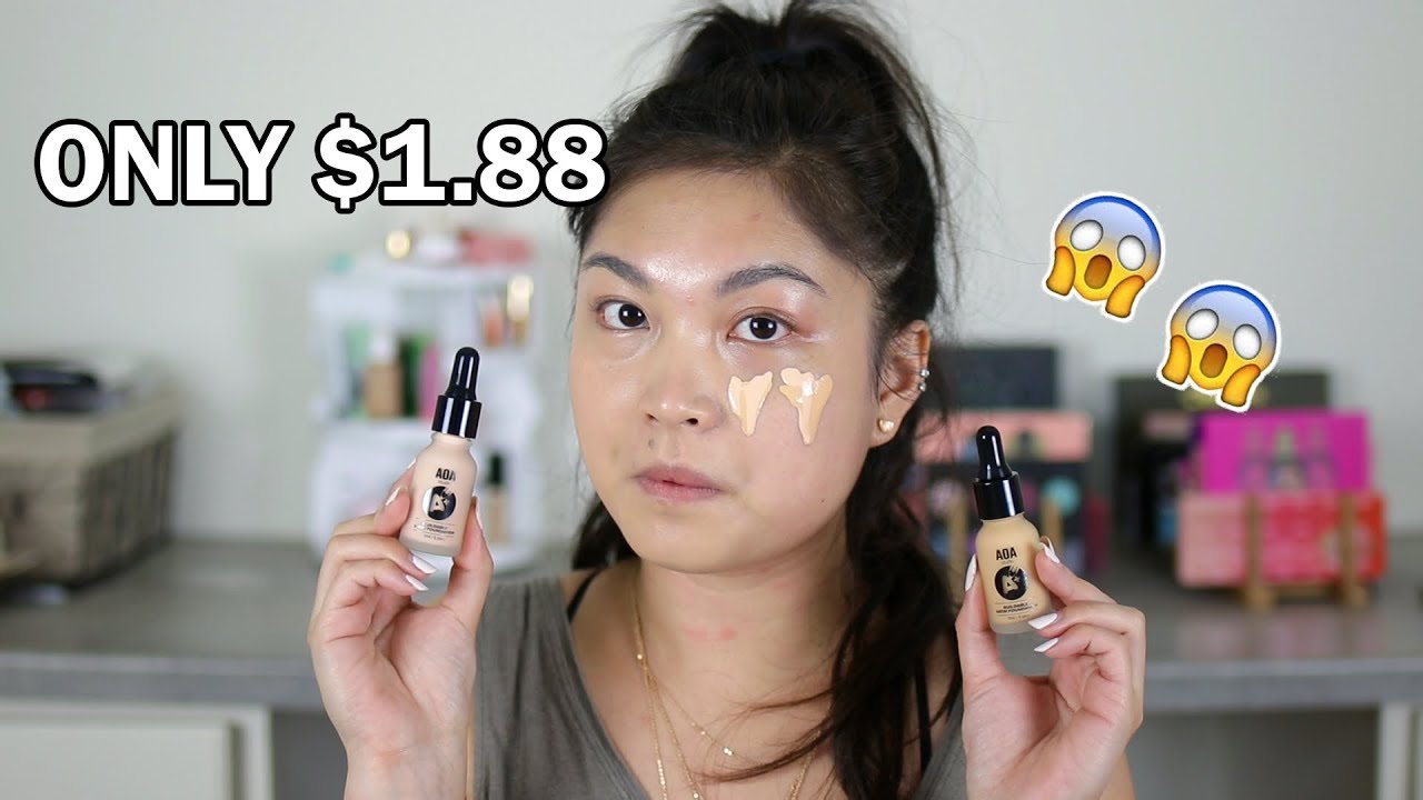 SHOPMISSA AOA FOUNDATION WEAR TEST | UNDER $2