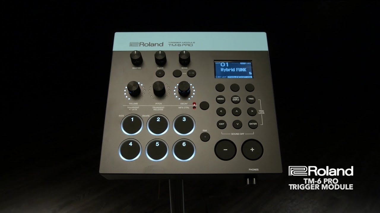 Roland TM-6 Pro Trigger Module - Patches demo | Gear4music