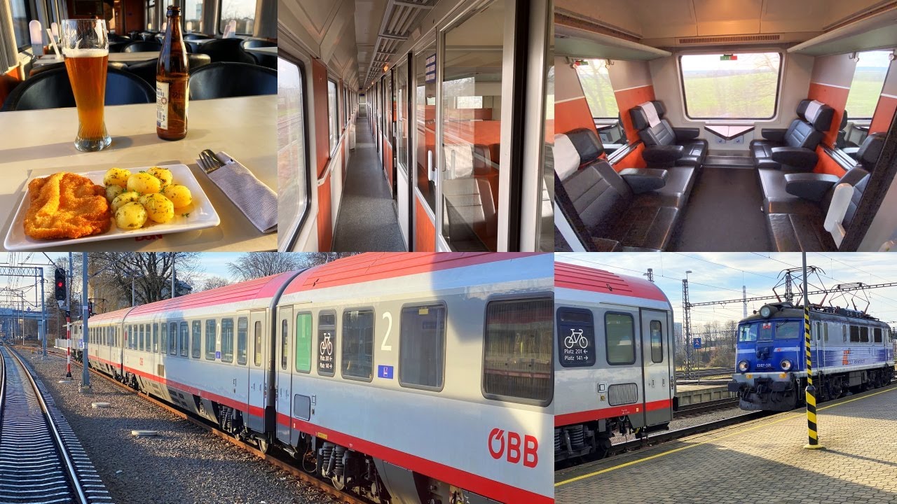Empty ÖBB EuroCity Train EC 104 Graz - Przemyśl 