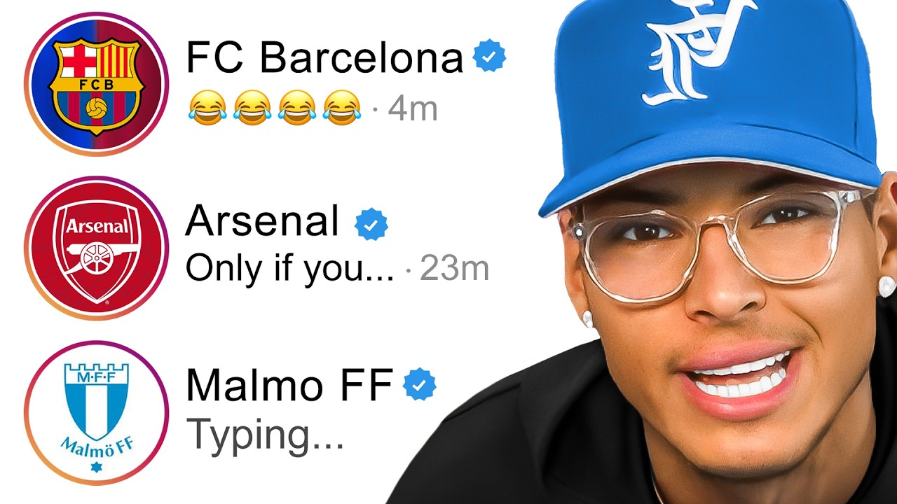 I DM’d 100 Professional Football Team To See Who Replies..