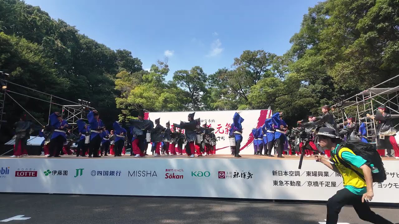 踊っこひおか｜原宿表参道元氣祭スーパーよさこい2025 2日目 2025.8.24(日)｜神宮会館ステージ｜Tokyo Harajuku Omotesando Super Yosakoi 2025