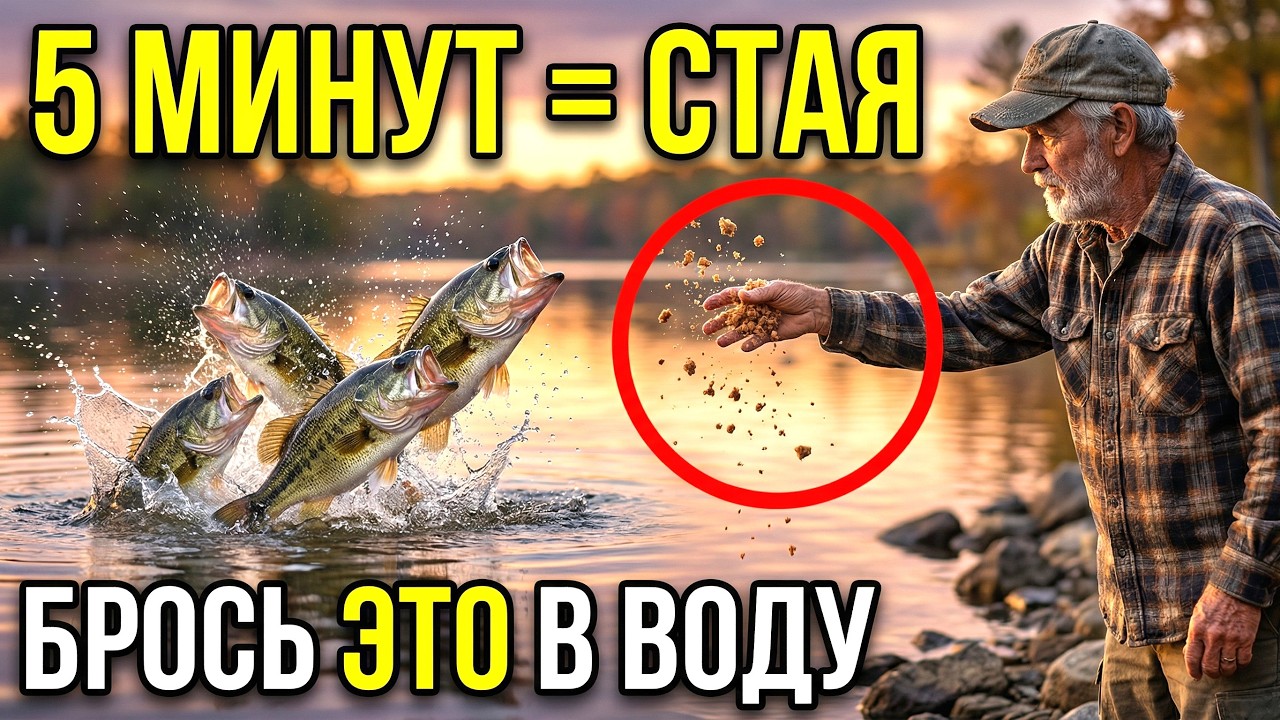 Брось Это С Берега — И Рыба Сбежится За Несколько Минут: Начнётся Кормовой Ажиотаж