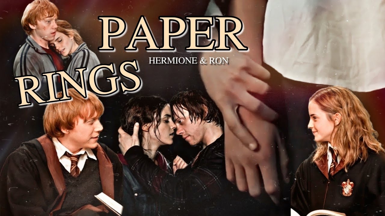 Ron & Hermione | Paper Rings (Harry Potter)
