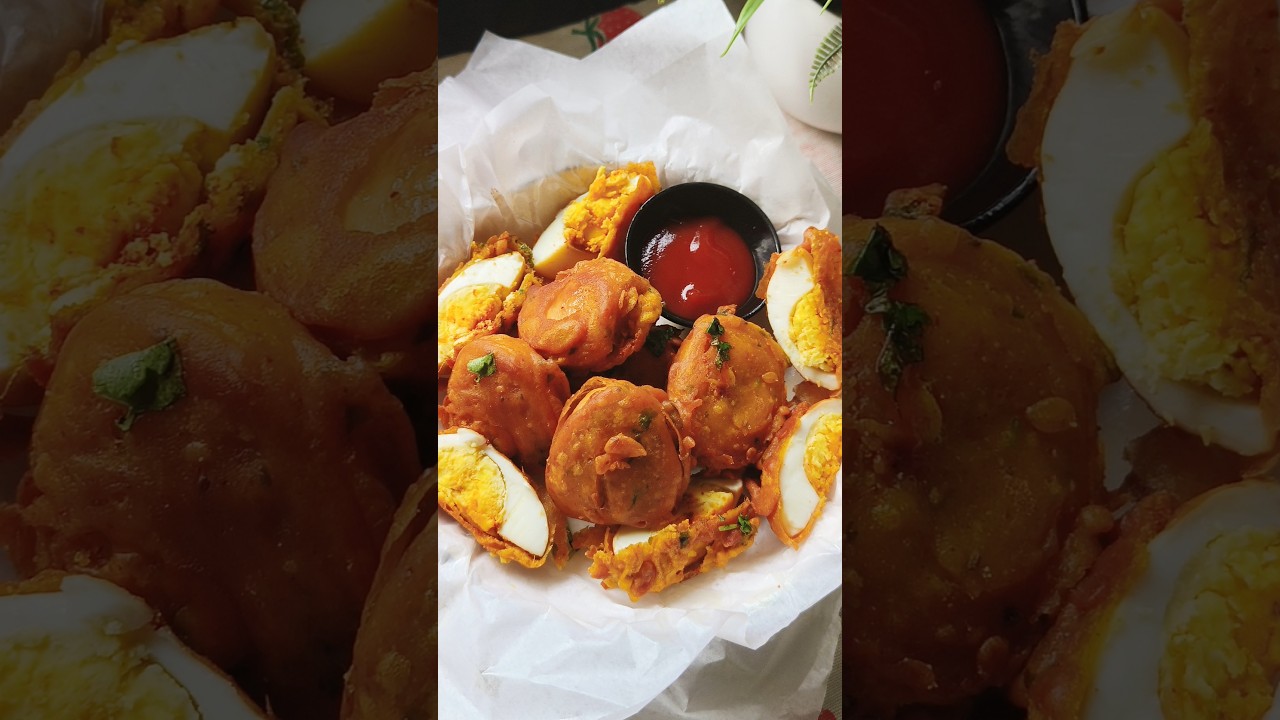 Anda pakoda| Anda Bhajiya #andapakoda #anda #egg #rainyfood #shorts #ytshorts #viral #trending #asmr