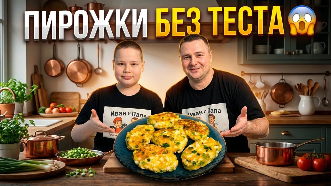 Такие пирожки можно даже на диете! Быстрый и простой рецепт