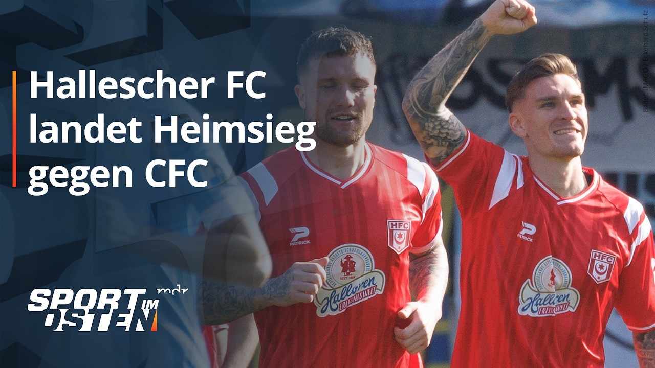 Hallescher FC bejubelt ungefährdeten Heimsieg gegen Chemnitzer FC | Sport im Osten | MDR