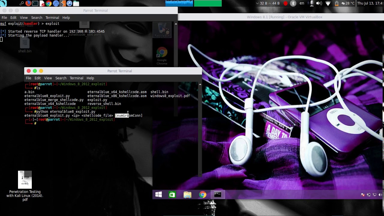 exploiting windows 8.1 | eternalblue | metasploit