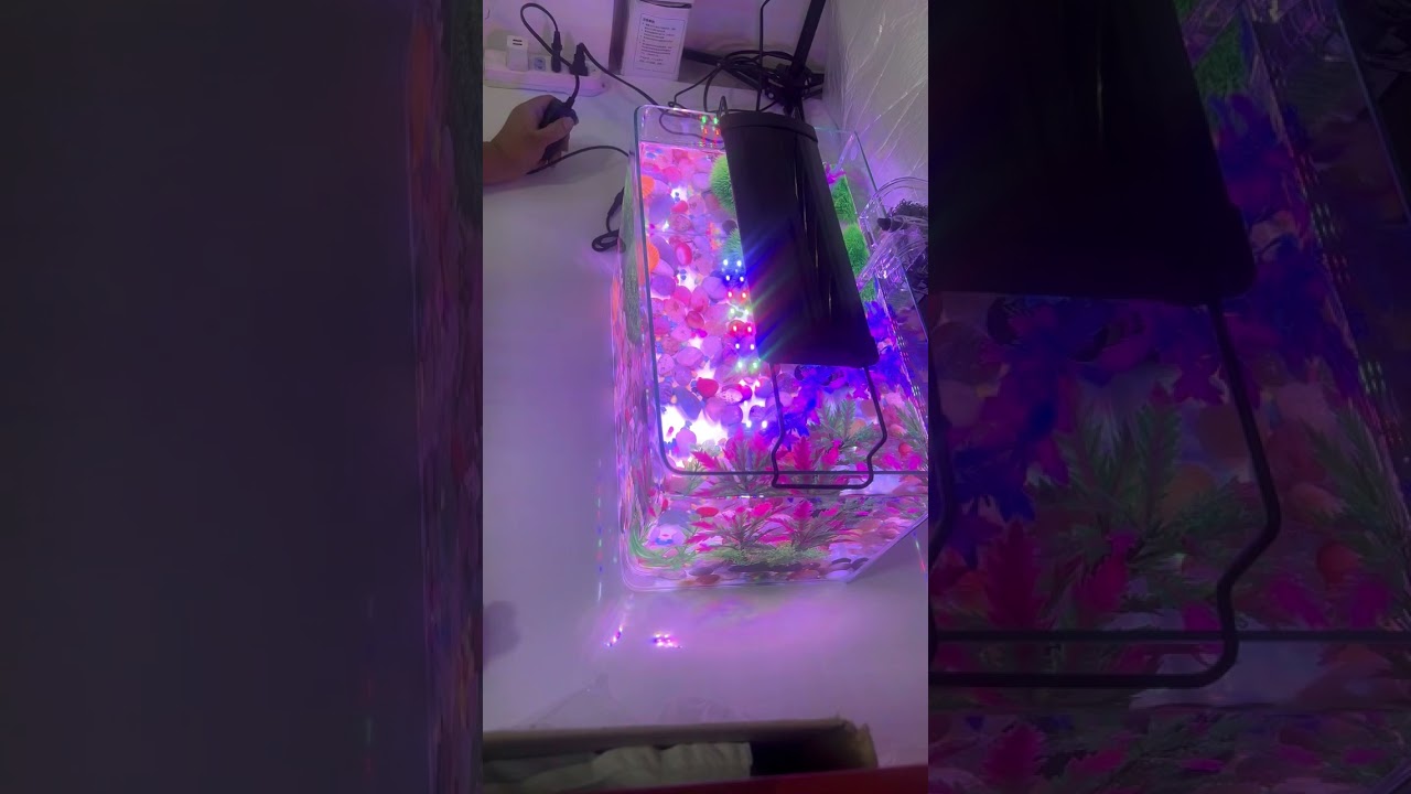 Luz LED para aquário, aquário super fino, iluminação para cultivo de plan