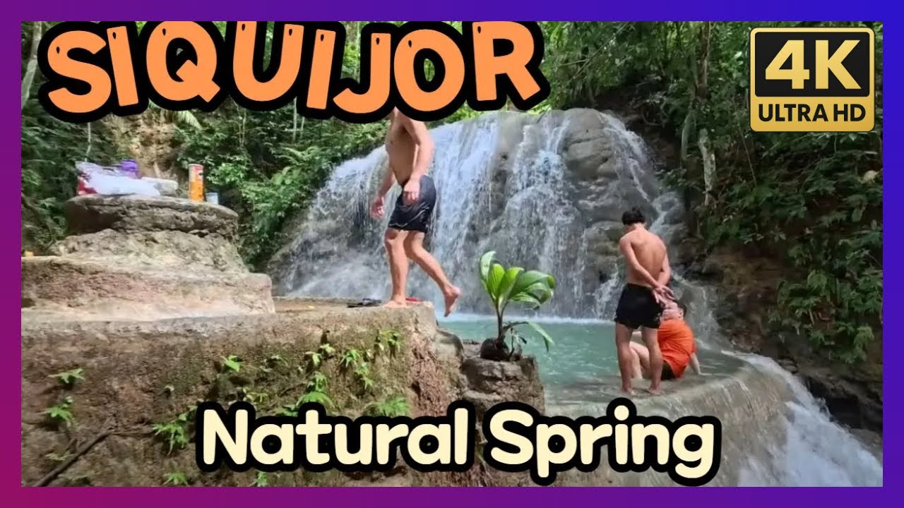 Swimming at Tubig Tubod – Natural Spring in San Juan, Siquijor