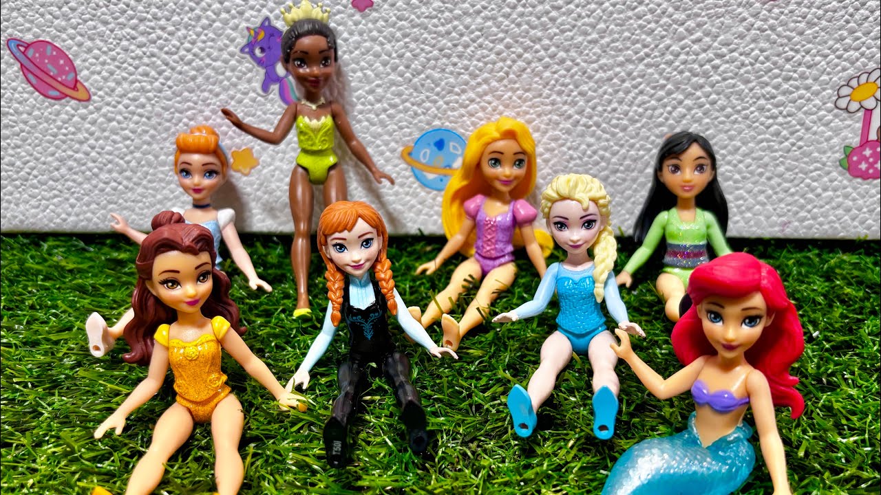 Disney Princess Doll Makeover ~ DIY Miniature Ideas for Barbie - Wig, Dress, Faceup, andMore! DIY