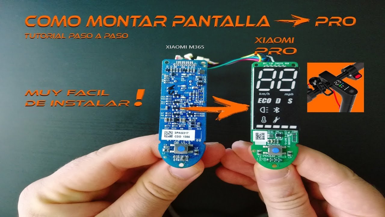 Montaje pantalla Pro en Xiaomi M365 (ACTUALIZADO)
