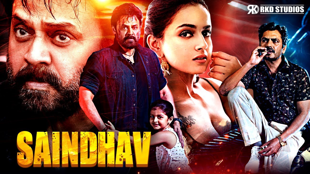 SMASHING HIT Saindhav | Venkatesh |Latest South Action Hindi Dubbed Movie| Nawazuddin Siddiqui, Arya