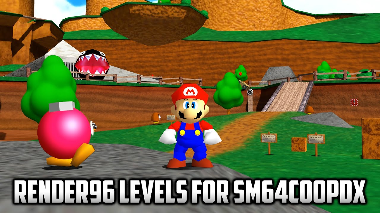 ⭐ Super Mario 64 PC Port - Render96 levels for sm64coopdx