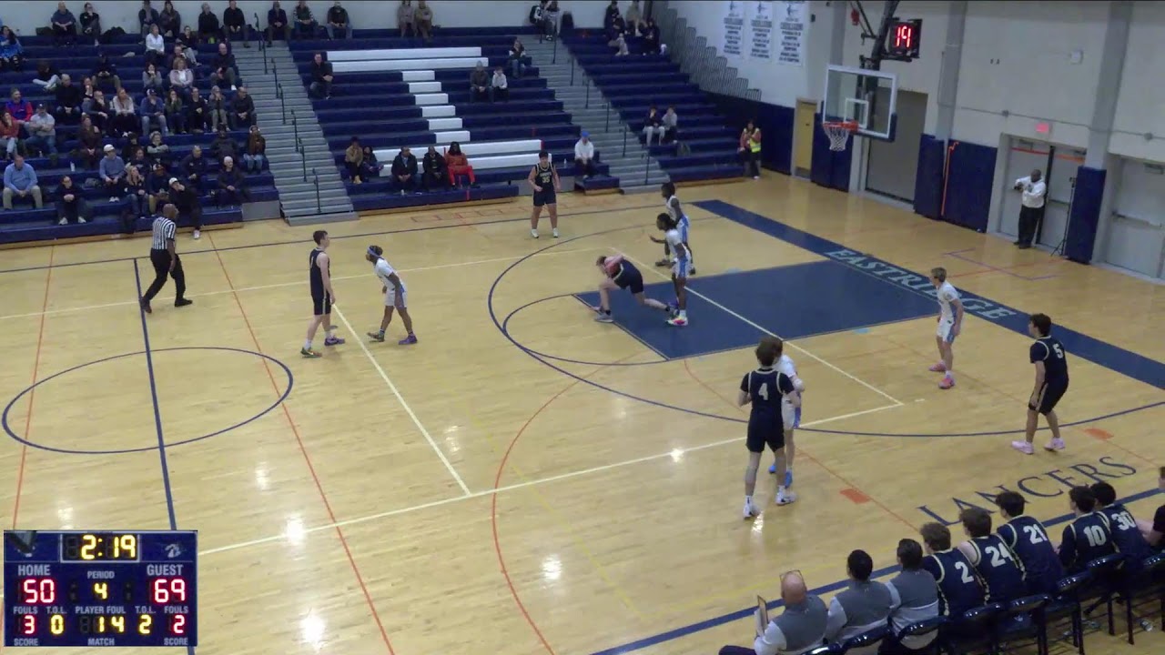 Eastridge High School vs Pittsford Sutherland High School Mens Varsity Basketball