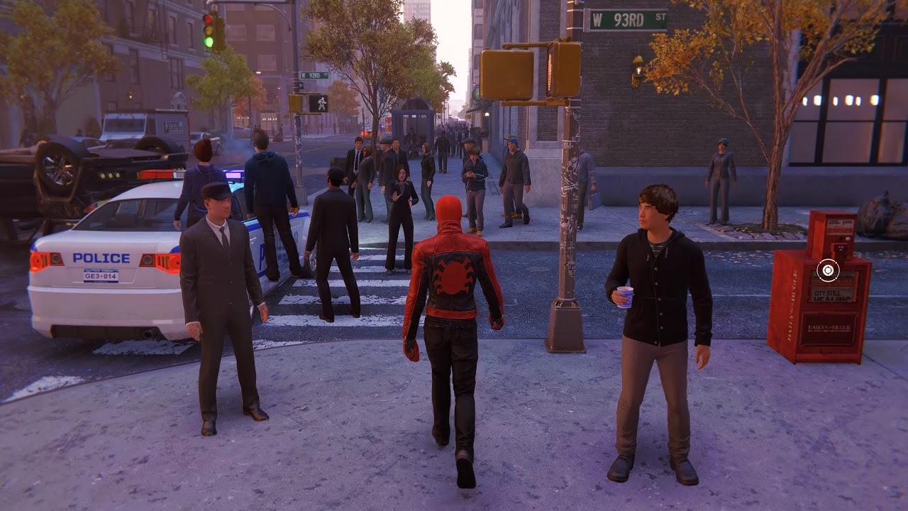 Spider-Man Remastered PS5 Just walking on streets again in 4k 60fps and RTX