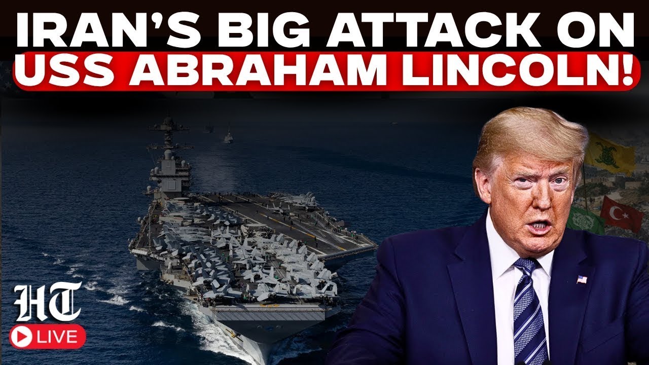LIVE: Iran's Big Attack On USS Abraham Lincoln With Coastal Cruise Missiles Amid USS Ford Withdrawal