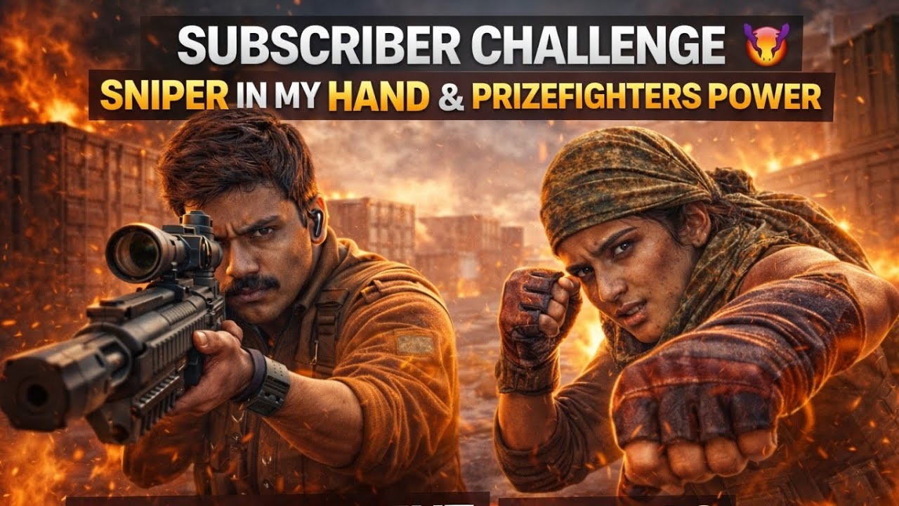 SUBSCRIBER CHALLENGE 😈 | SNIPER IN MY HAND & PRIZEFIGHTERS POWER 💥 | 10v10 Shipment 69 Kills