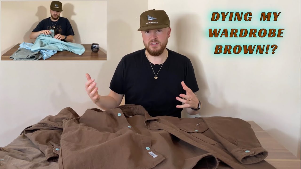 Красим одежду в коричневый цвет с Dylon! — Даём новую жизнь одежде, которую не ношу! 🤎 ♻️ ❤️‍🔥