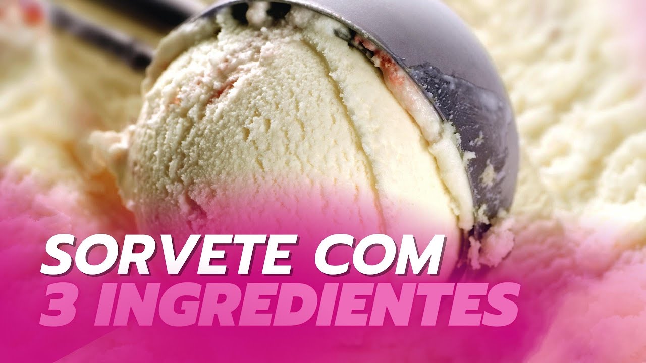 SORVETE SAUDÁVEL SEM AÇÚCAR E SEM BANANA