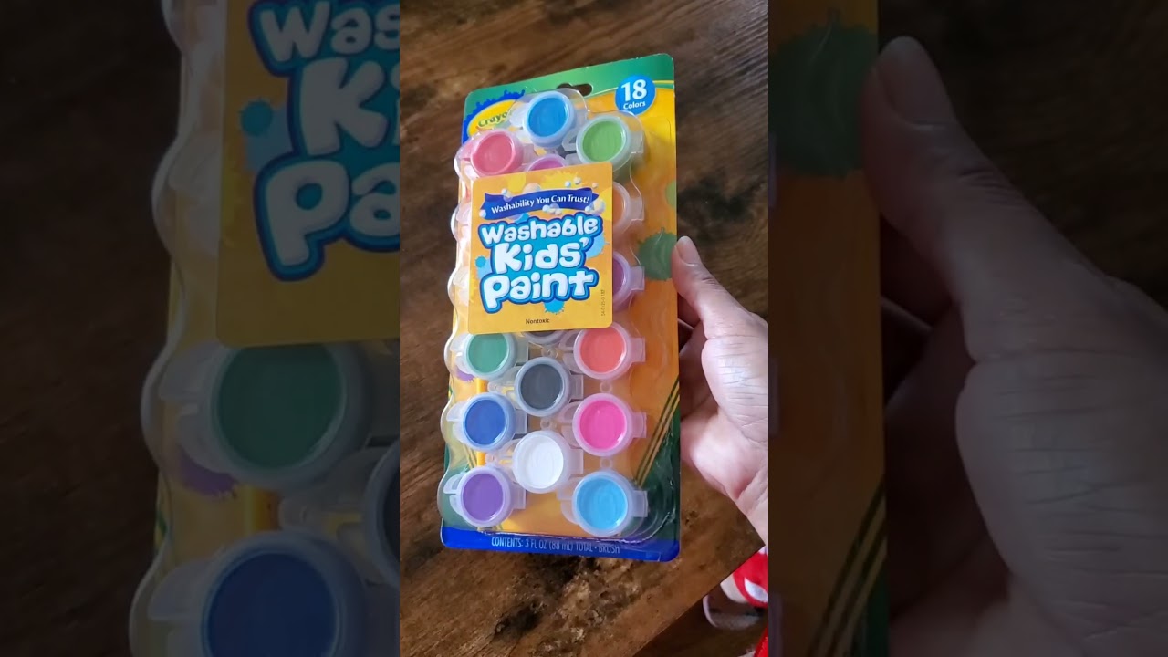 Crayola Washable Kids' Paint #shorts