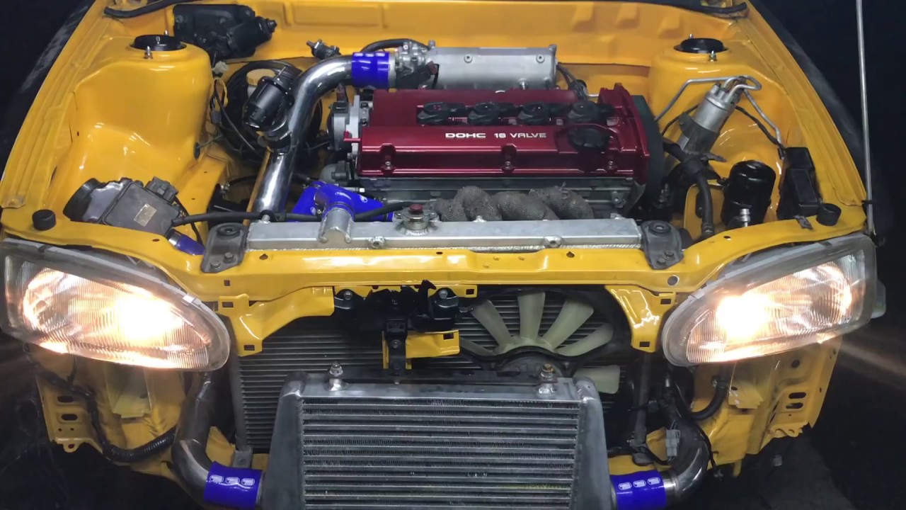Mivec turbo 4G92 81.5mm 1st start up by Zaki Spec ZL raceworks