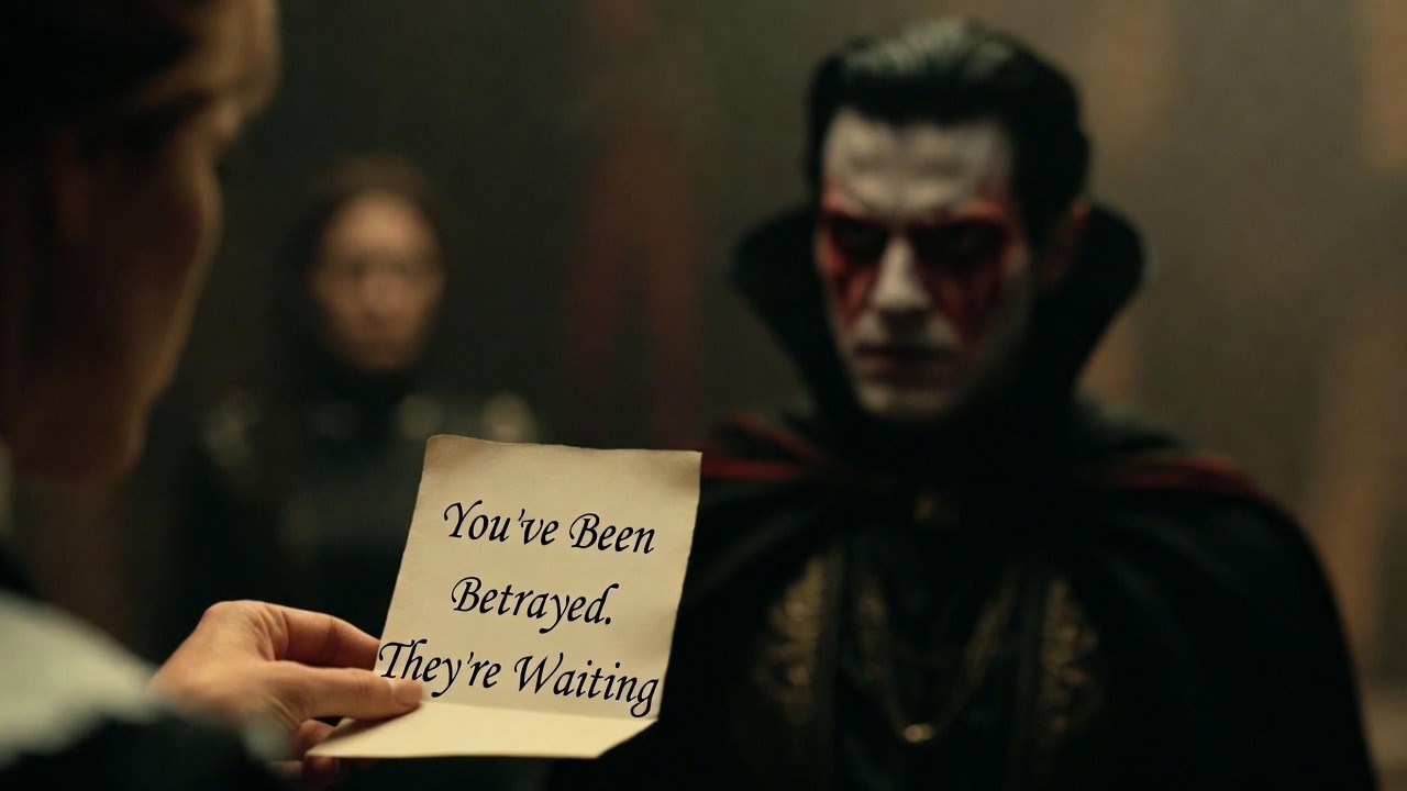 A Quiet Note from the Waitress to the King — “You’ve Been Betrayed. They’re Waiting