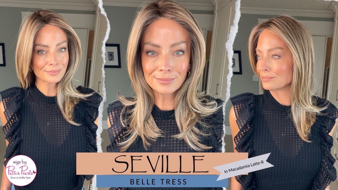 SEVILLE by Belle Tress in Macadamia Latte-R | Wig Review | WigsByPattisPearls.com