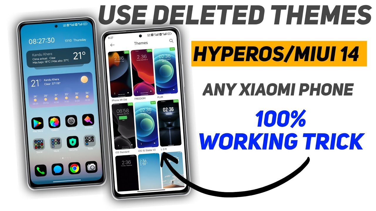 Xiaomi's iOS Themes Collection: Restore Deleted Themes in MIUI 14 & HyperOS 🚀