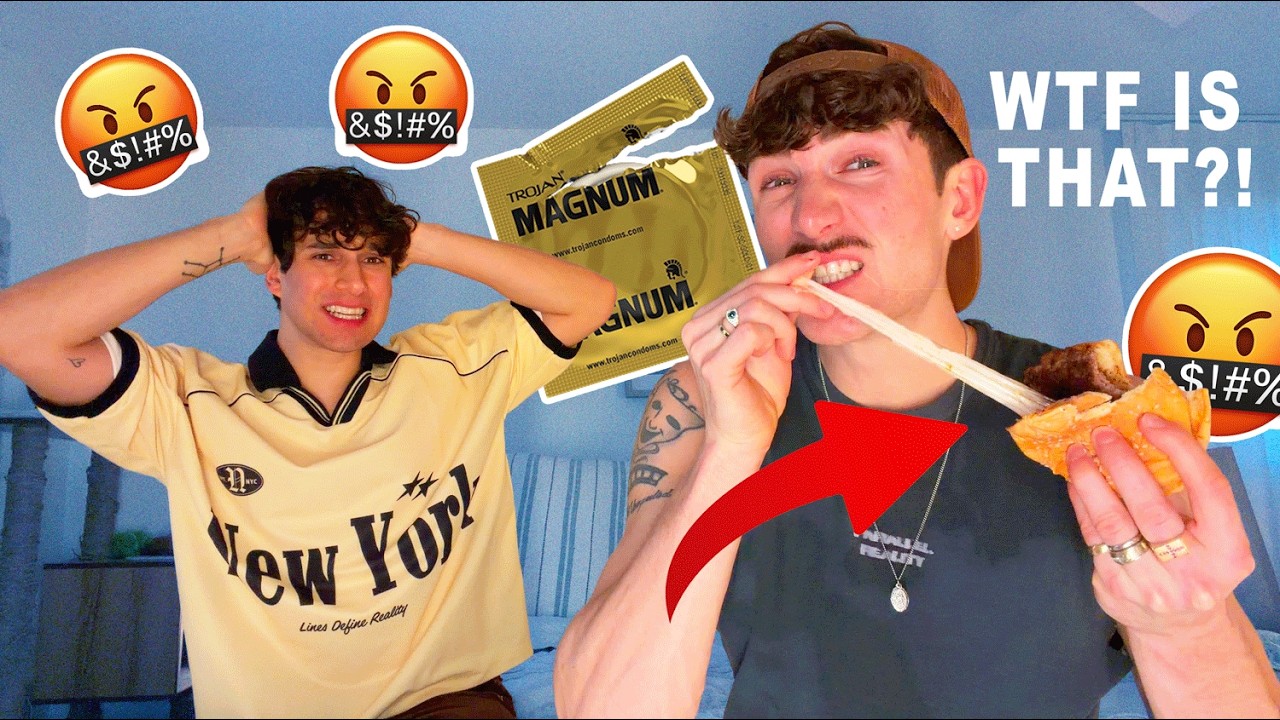 КЛАДЁМ РЕЗИНКУ В ЕДУ СВОЕГО ПАРНЯ!!! ⚠️