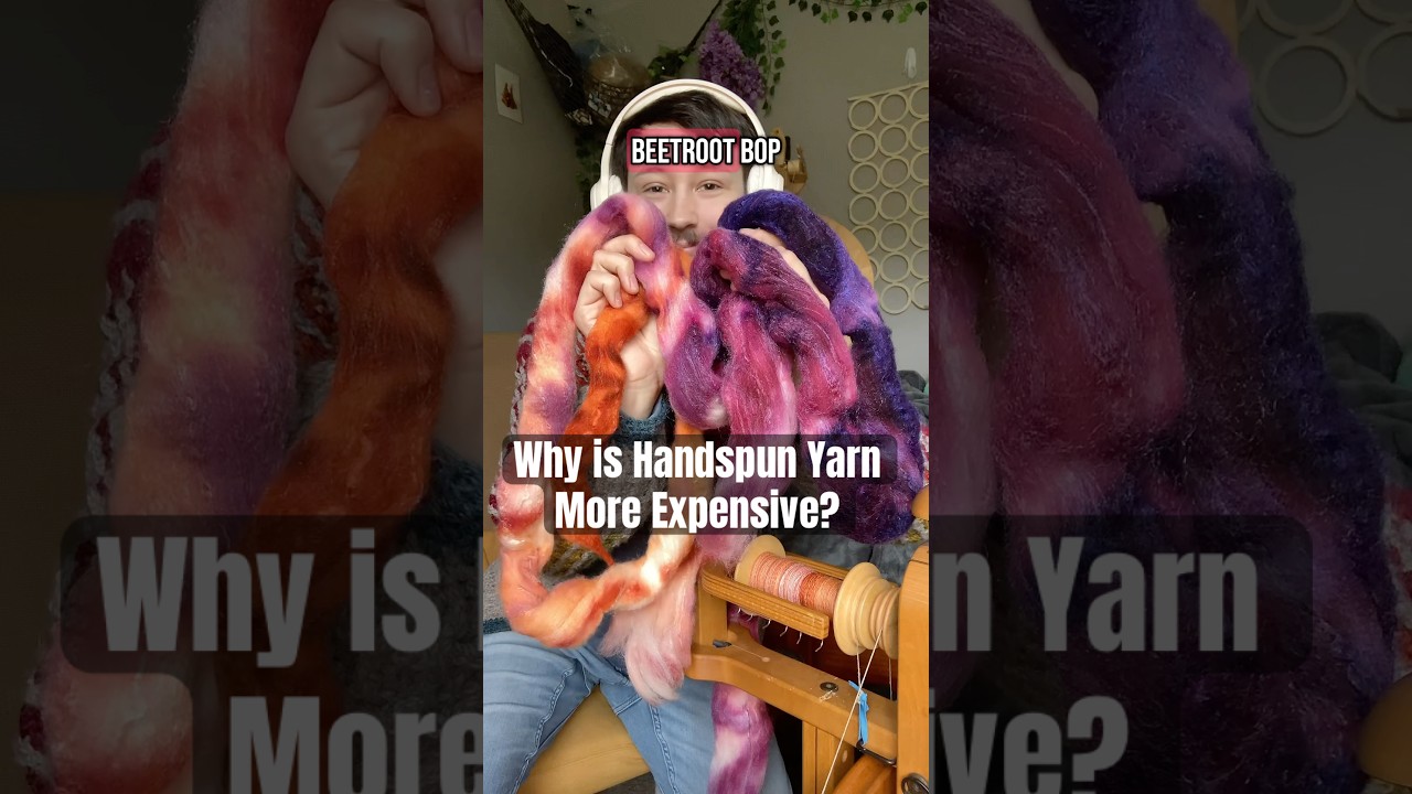 Why does Handspun yarn cost more than other yarn? #handmade #handspinner