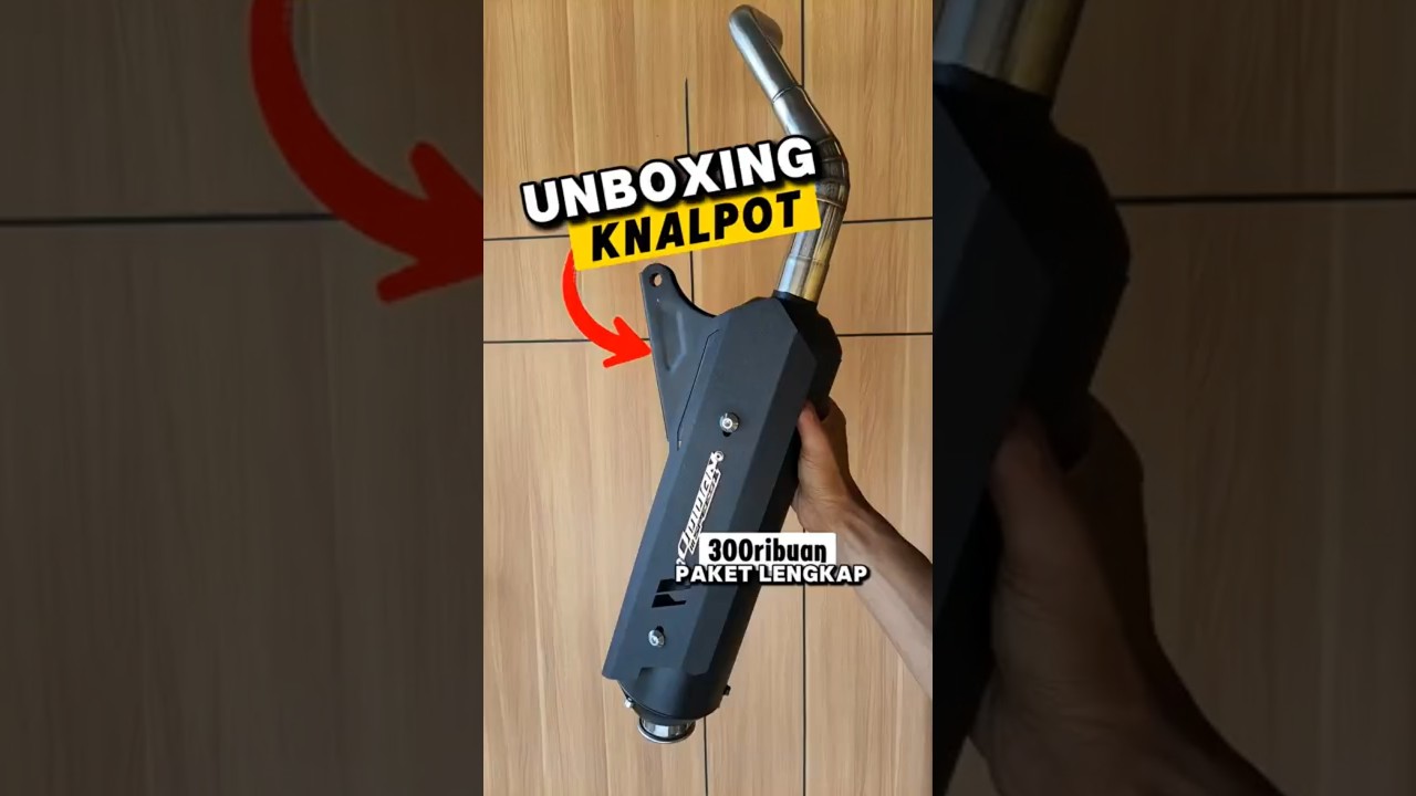 Knalpot Standar Racing Omman Speed1 | Unboxing