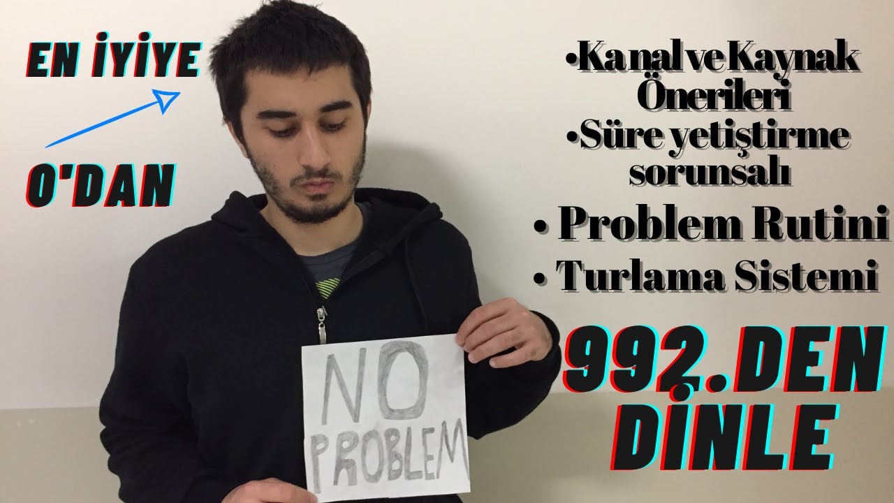 13-) EN BÜYÜK PROBLEM: PROBLEM | Problemler Nasıl Çalışılır ? | #yks