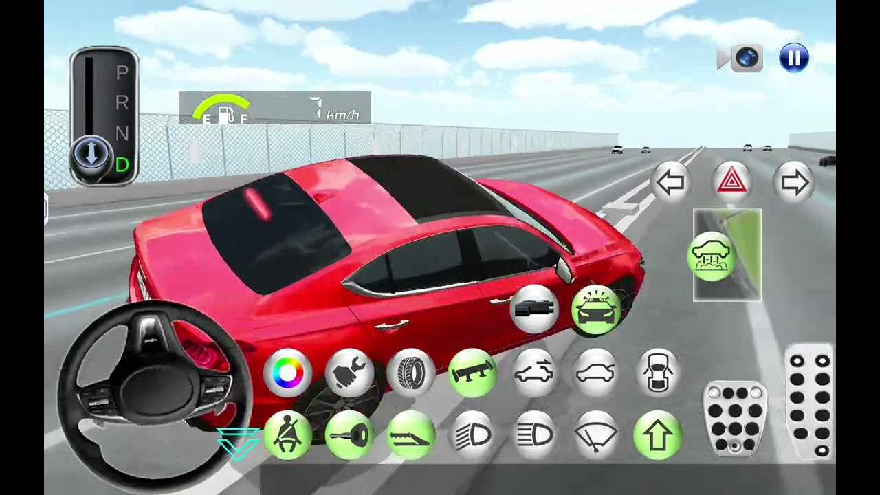 New Red Hyundai Car For Parking - 3d Driving Class android game play || Car Game #gameplay #cargame