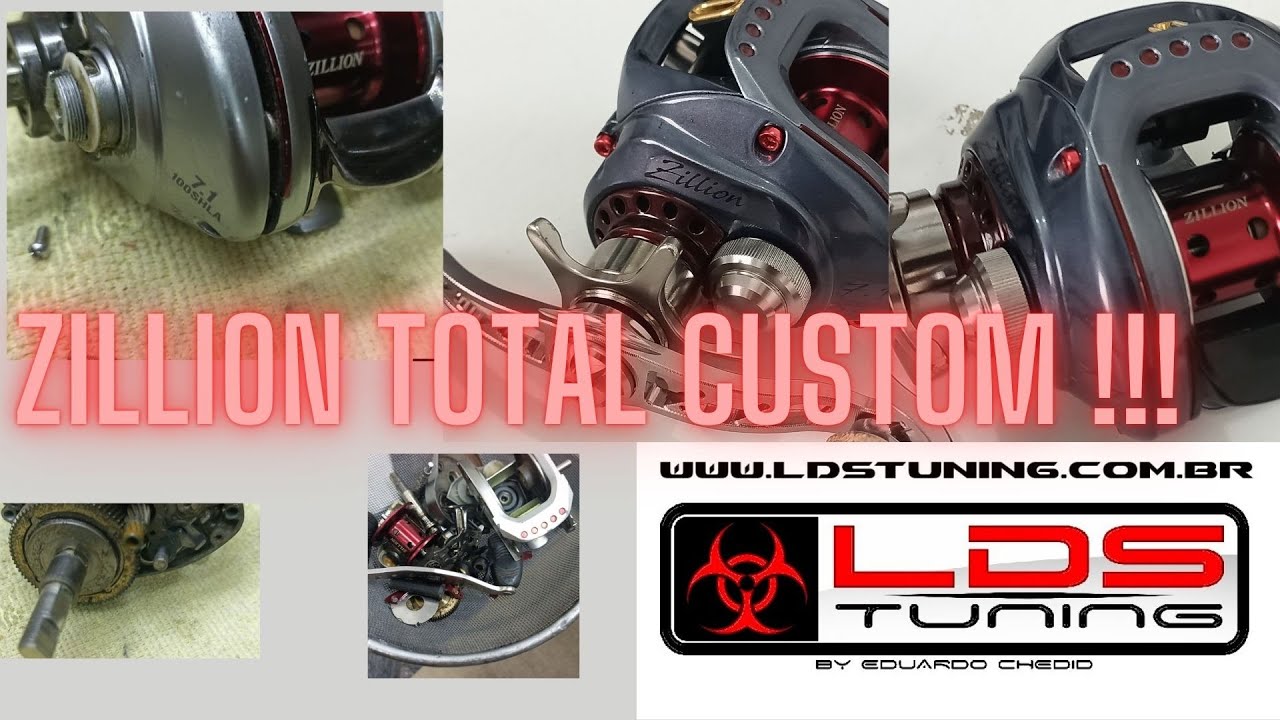 CARRETILHA ZILLION ANTIGA TOTAL CUSTOM POR EDUARDO CHEDID/ LDS TUNING