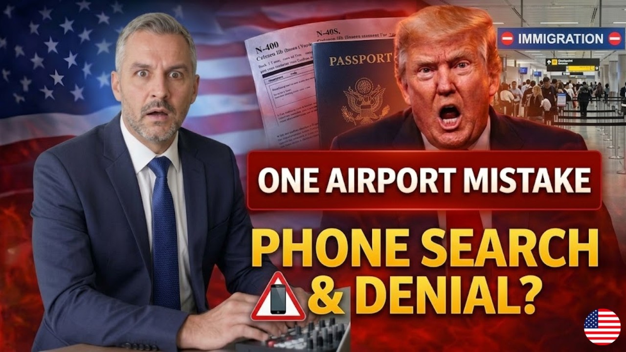 The Airport Mistake That Lets Immigration Search Your Phone (Avoid This)