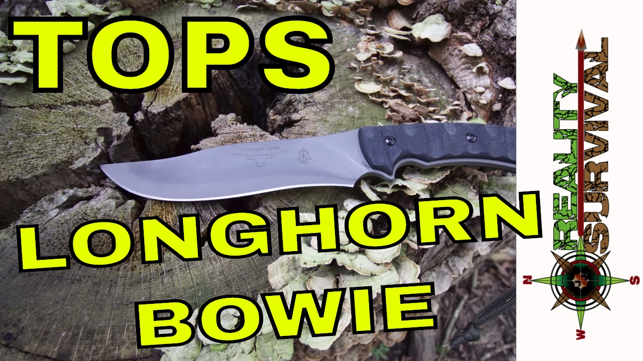 The NEW Tops Longhorn Bowie Survival Knife - Field Review